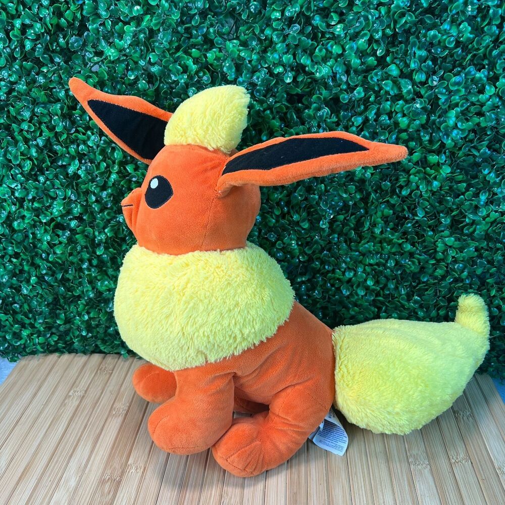 Build A Bear Workshop Pokemon Flareon 17" Orange Plush Animal No Sound - Picture 2 of 10
